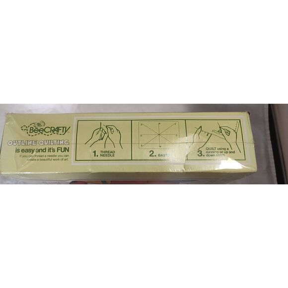 BEE CRAFTY FIRE ENGINE WALL HANGING OUILTING KIT NIP EXCELLENT NOS #1351 - Picture 5 of 5